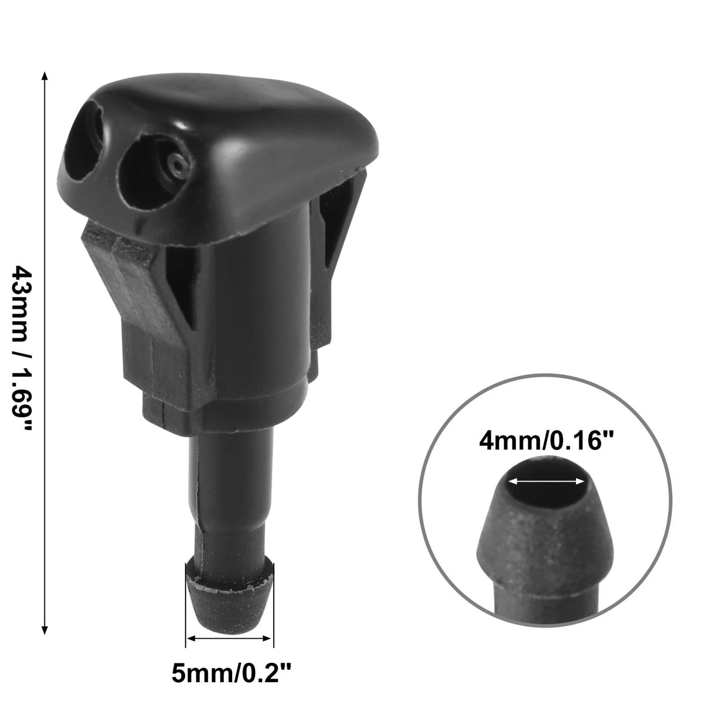 Front Windshield Washer Nozzles for Toyota Tacoma (2005-2010)
