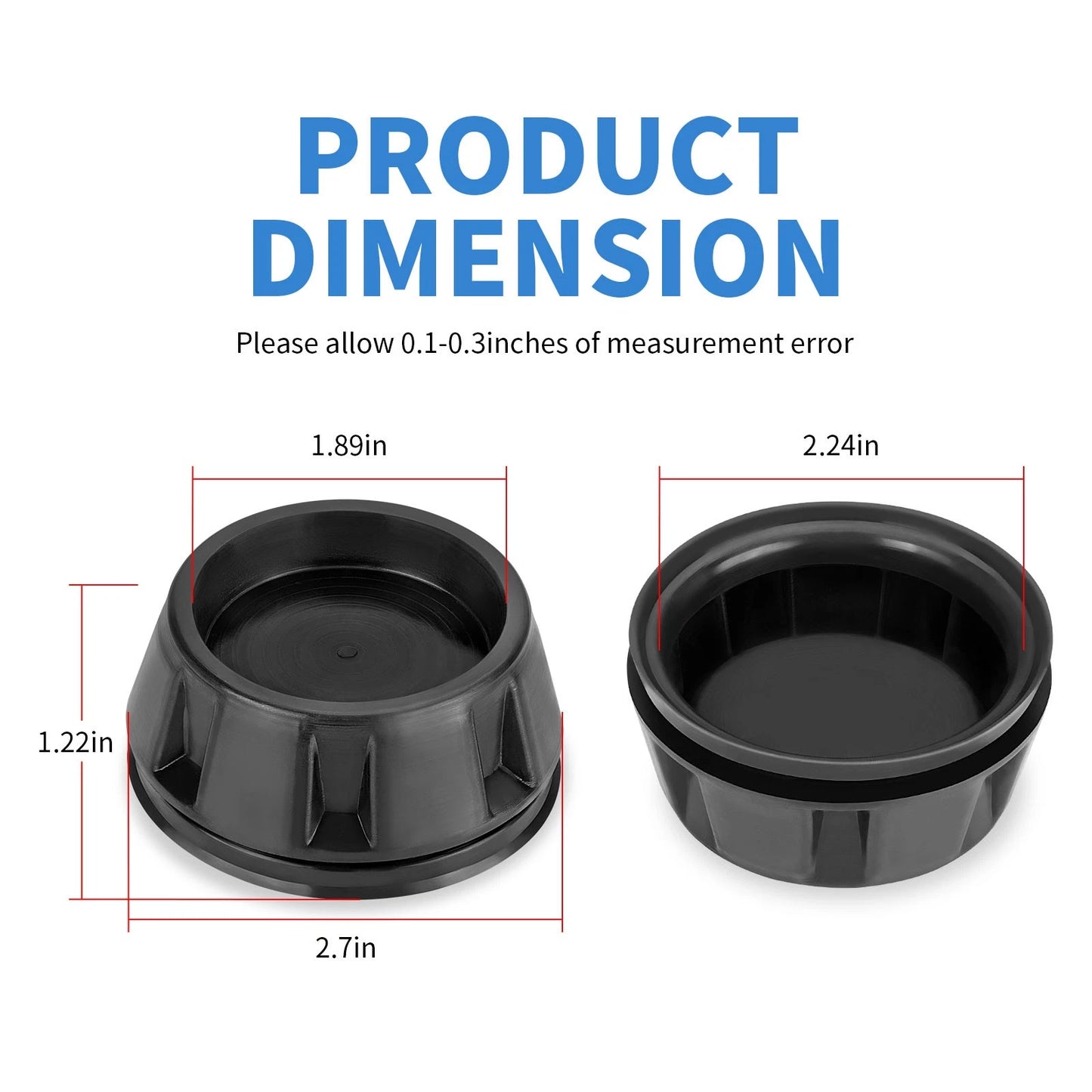 4 Pack Wheel Center Cap for Honda Pioneer 1000 SXS1000 (2017–2022)