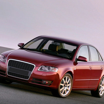 Gloss Black Rearview Side Mirror Caps Covers 2 x for Audi A3 S3 A4 S4 (2005-2008)