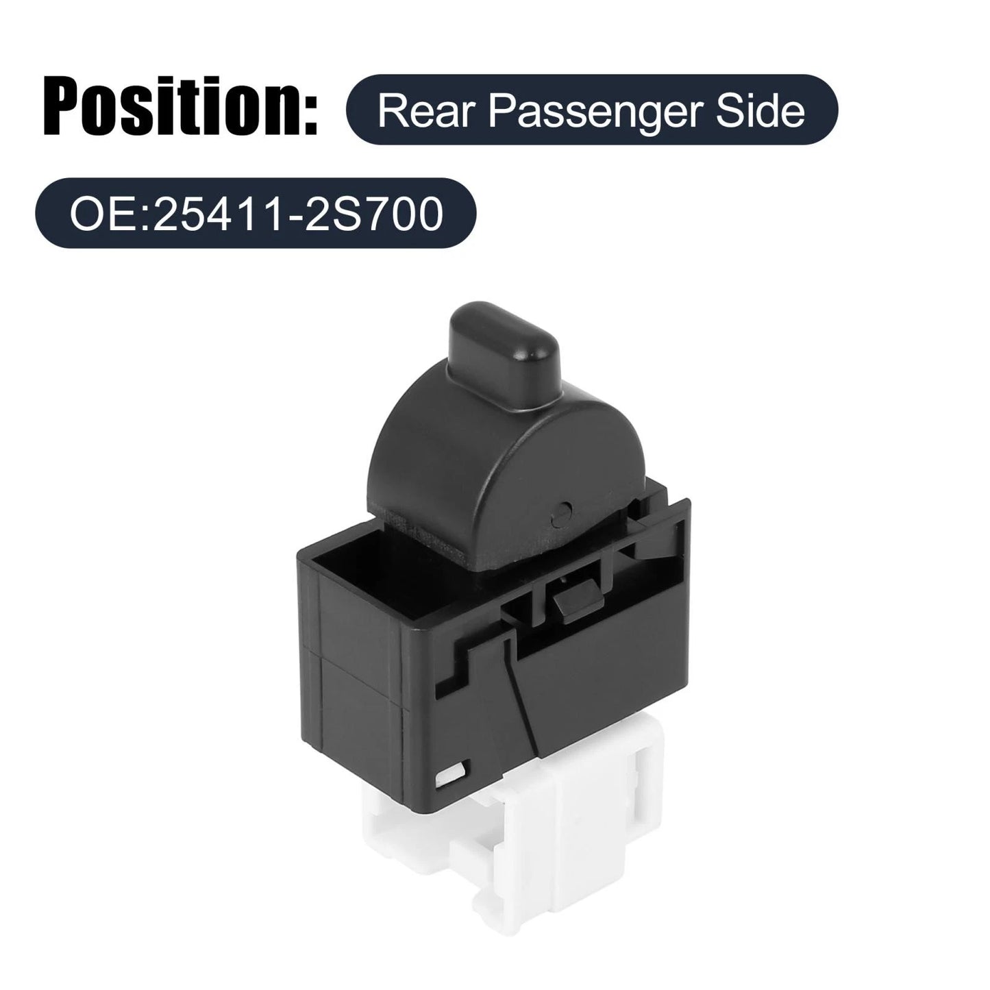 Power Window Switch Rear Passenger Side for Nissan Frontier (2000-2004)