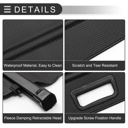 Retractable Cargo Cover for Toyota RAV4 (2006-2012) Black Carbon Fiber
