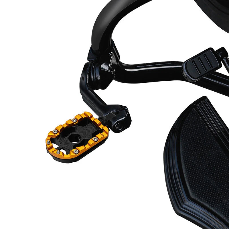 10mm Highway Footpegs for Harley Touring Street Road King Glide