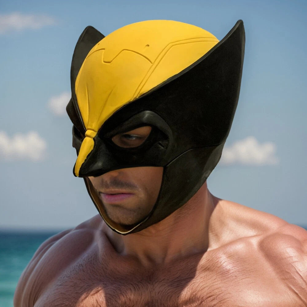 Wolverine Latex Mask Halloween Costume Prop for Adults & Kids
