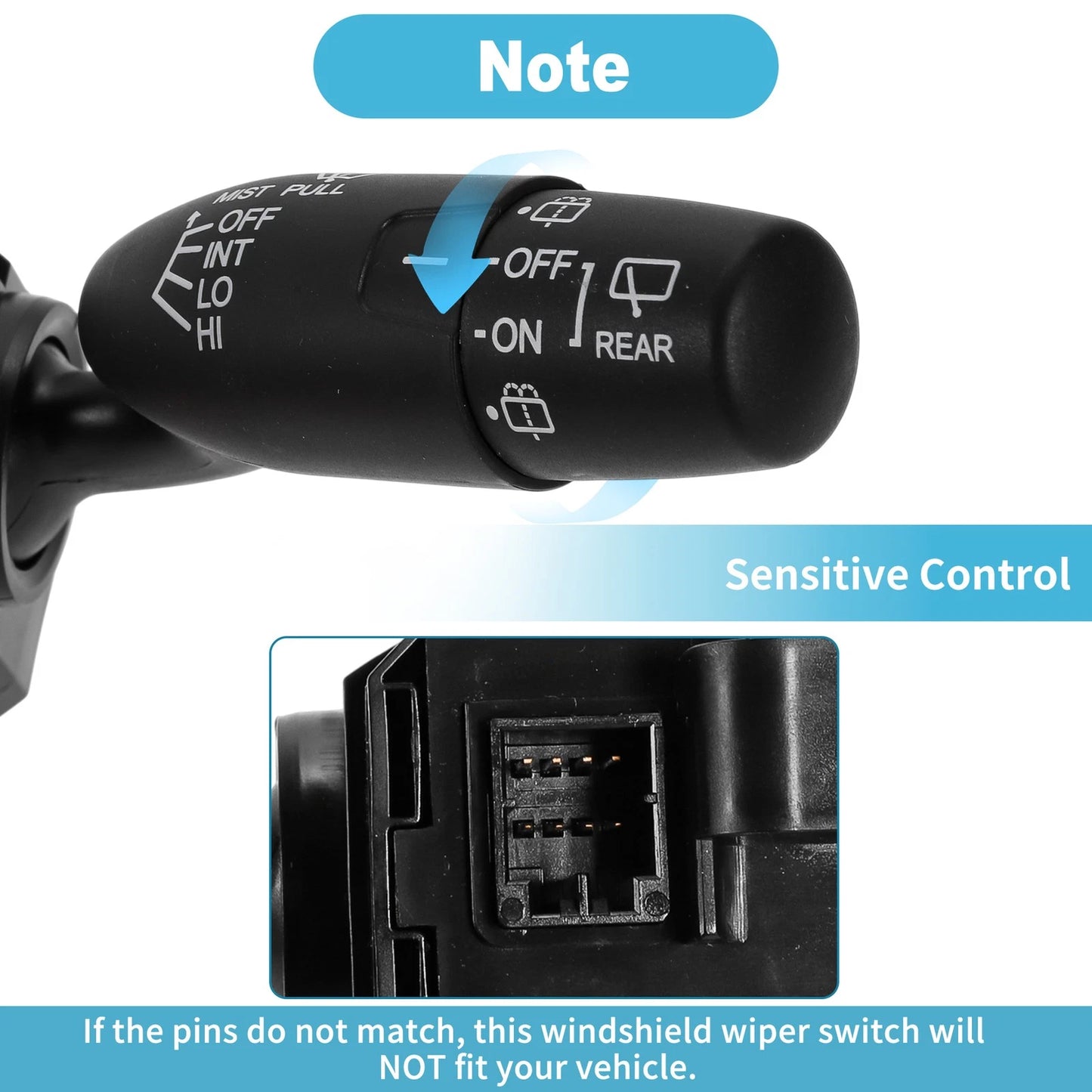 Windshield Wiper Control Switch for Honda CR-V (2008-2011)