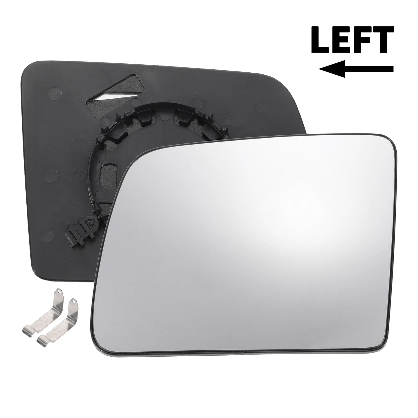 Left Side Upper White Convex Mirror Glass for Ford Tourneo