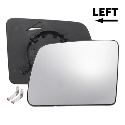 Left Side Upper White Convex Mirror Glass for Ford Tourneo