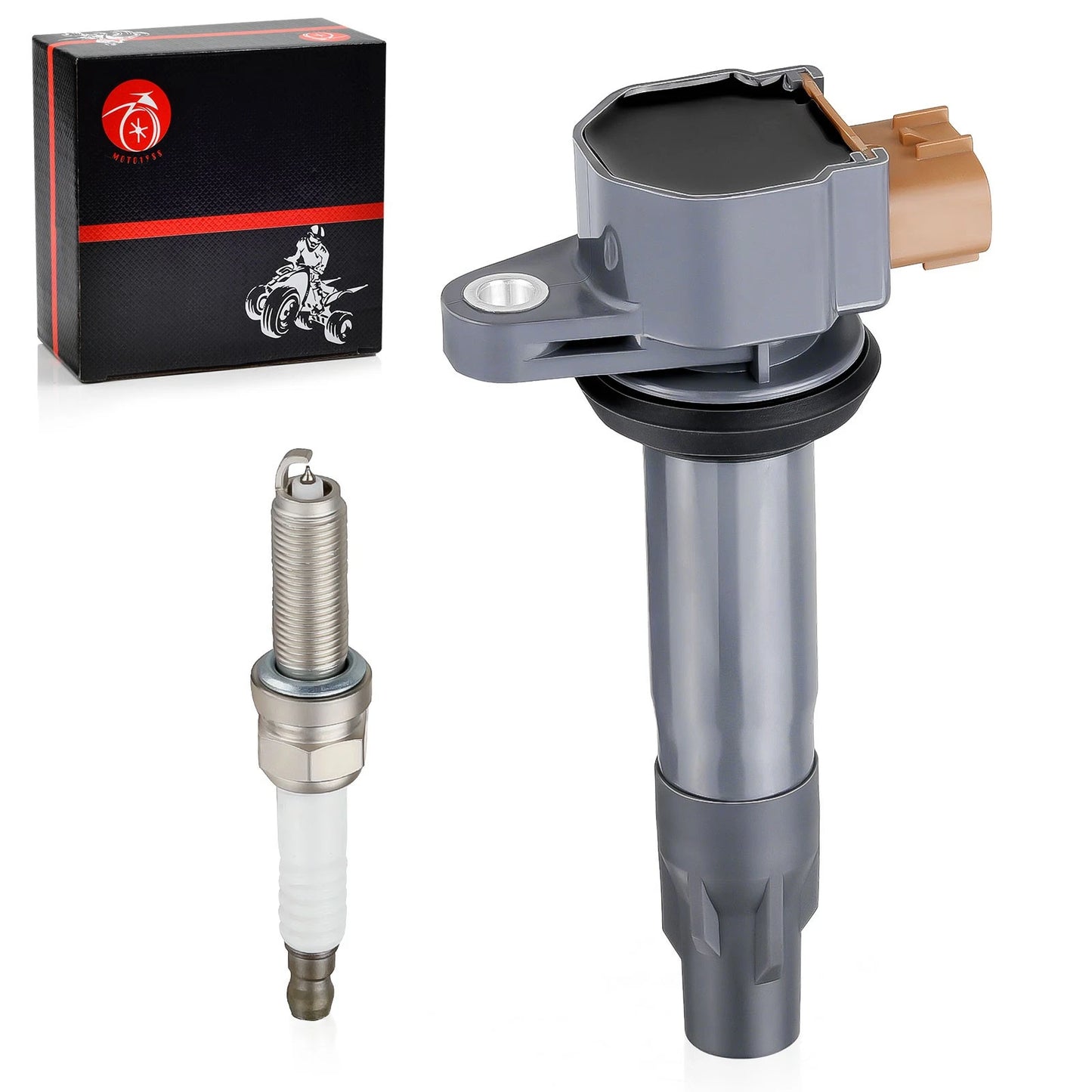 Ignition Coil w/ Iridium Spark Plug for Can-Am Maverick X3 Turbo R (2017–2021)