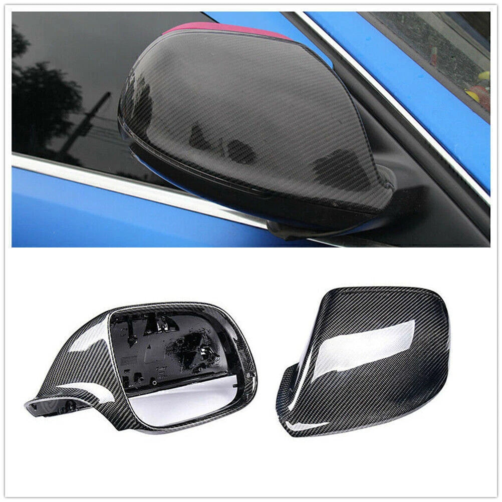 Carbon Fiber Rear View Mirror Cover for Audi Q5 SQ5 Q7 (2009-2016)