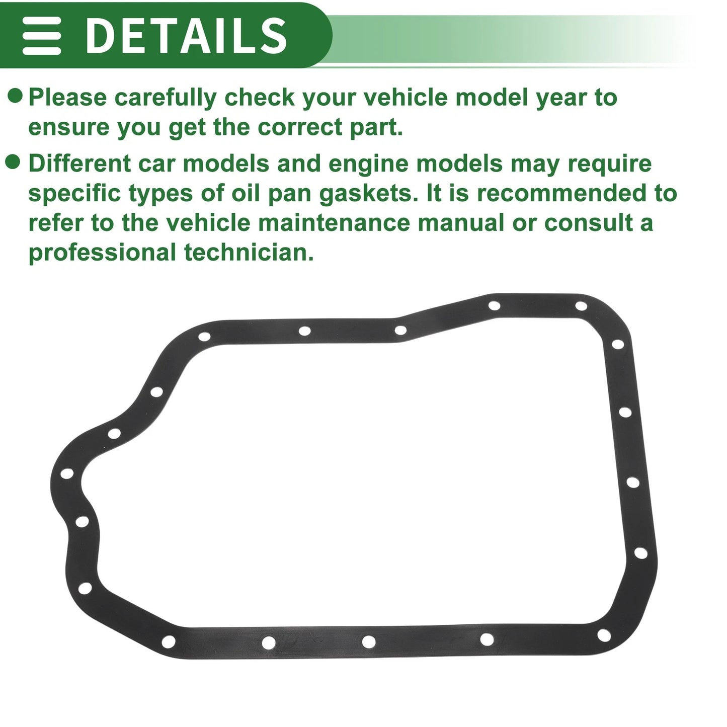 Oil Pan Gasket for Toyota Camry, RAV4 (2010-2017)