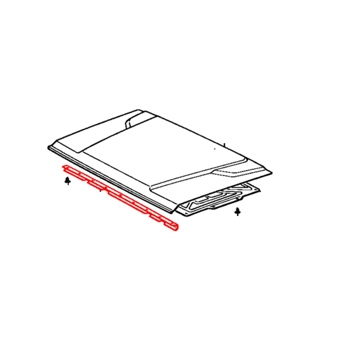 BonnetRadiator Support Seal for Toyota Land Cruiser Wagon BJ61 FJ60 FJ62G HJ60