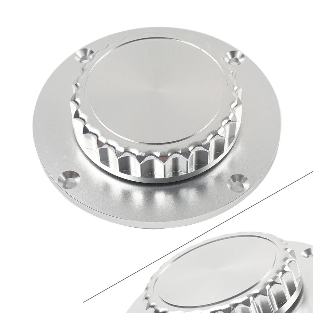Flat Chrome Gas Fuel Tank Cap for BMW K1 K75 K100 K1100 (1988-1993)