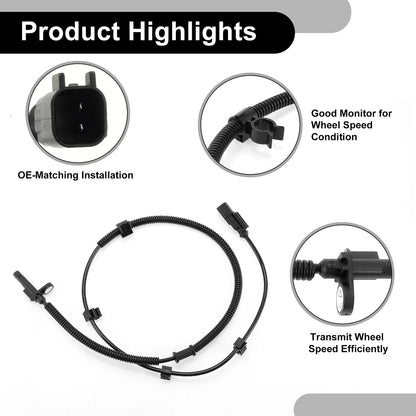 ABS Wheel Speed Sensor for Ford E-350 Super Duty (2010-2019)