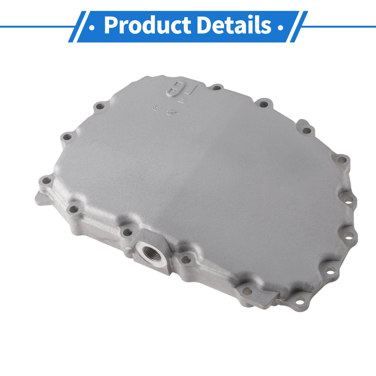 Engine Oil Pan for Honda Civic (2014-2020) Aluminum Alloy Silver Tone