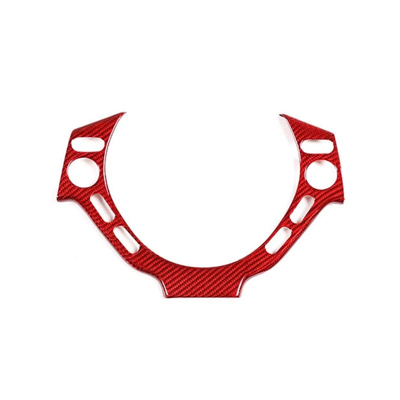 Red Carbon Fiber Steering Wheel Center Cover Trim fit For Nissan GTR 2008-2016
