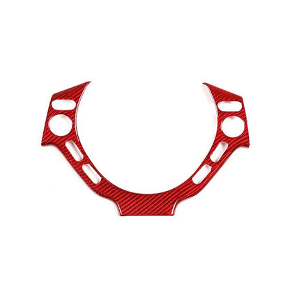 Red Carbon Fiber Steering Wheel Center Cover Trim fit For Nissan GTR 2008-2016