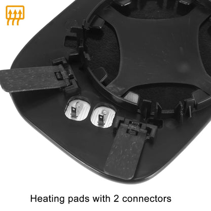 Heated Right Passenger Side Mirror Glass for Volvo C30 S40 C70 V50 (2006-2013)