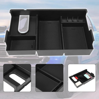 Car Center Console Organizer Armrest Storage Box Tray for Toyota Tundra (2007-2019)