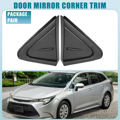 1 Pair Front Left Right Door Mirror Corner for Toyota Corolla (2019–2021)