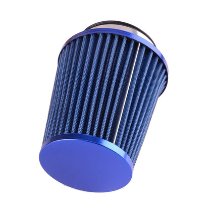 3" Blue High Flow Cold Air Intake Cone Filter for Car Model