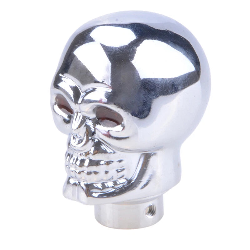 Red LED Skull Head Gear Shift Knob for Manual Transmission Car (Fits Most Models)
