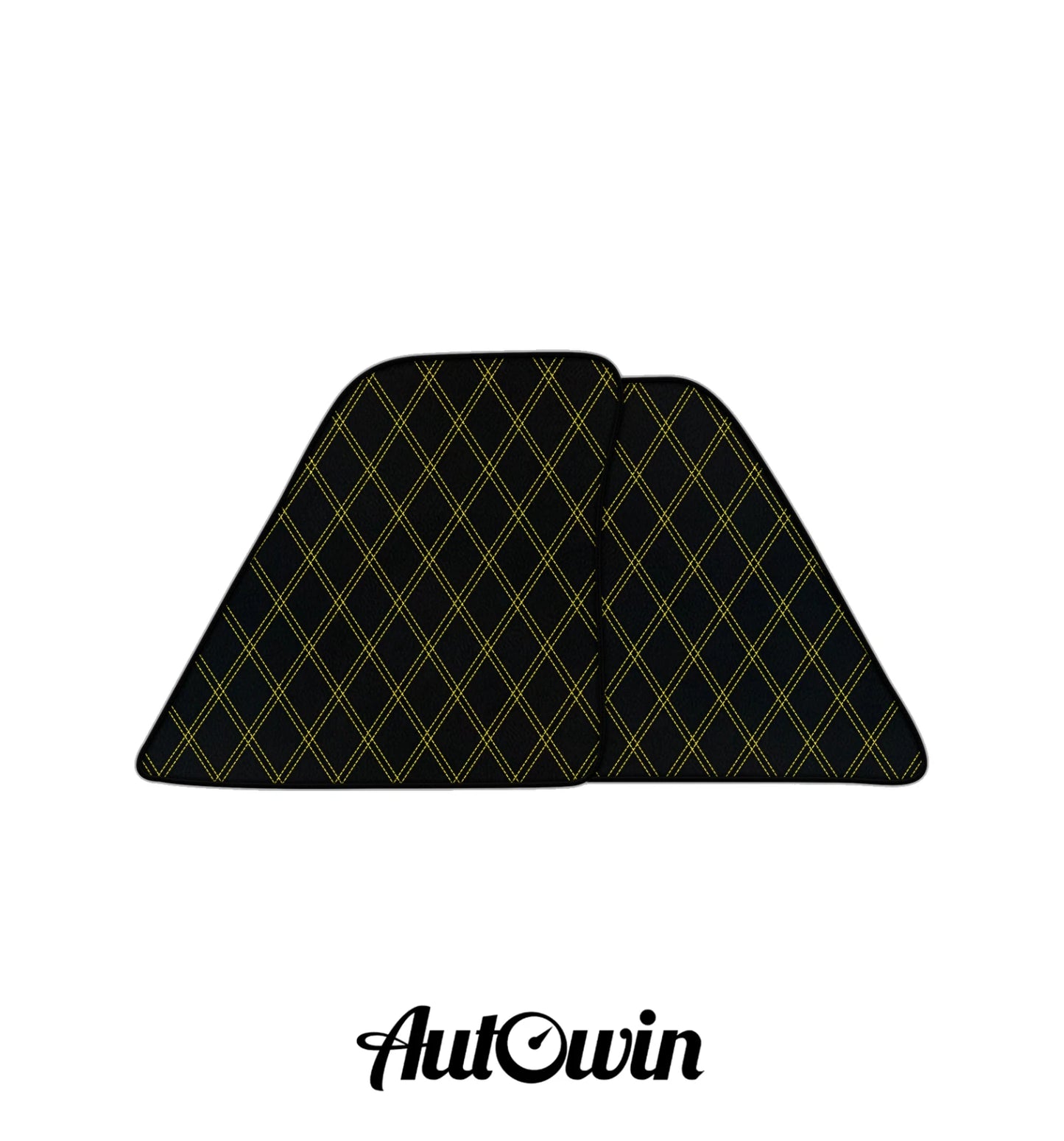 Customizable Double Diamond Pattern Floor Mats for Ferrari SF90 Stradale