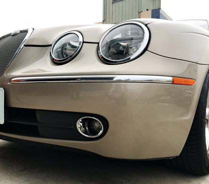 Chrome Front Bumper Moulding Strip Cover Left for Jaguar S-Type (2004-2007)