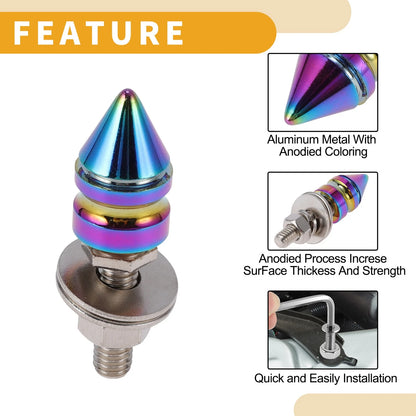 License Plate Screws Cover 45mm for Universal Motorcycle