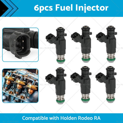 6PCS Fuel Injectors for Holden Rodeo RA (2003-2006)