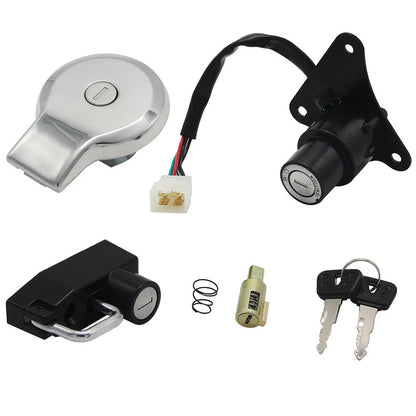 Ignition Key Switch Lock Set for Yamaha XV250 XV125 Virago (1988-2013, 1997-2000)