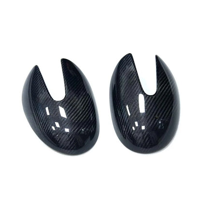 REAL Carbon Fiber Add-on Side Mirror Cover Caps for Smart Fortwo W450 2003-2007