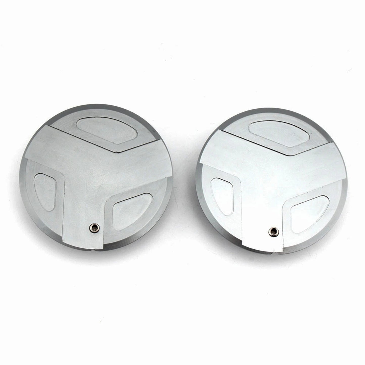 2 x Frame Hole Cap Plug Covers for BMW R1250GS ADV (2018-2021) Titanium