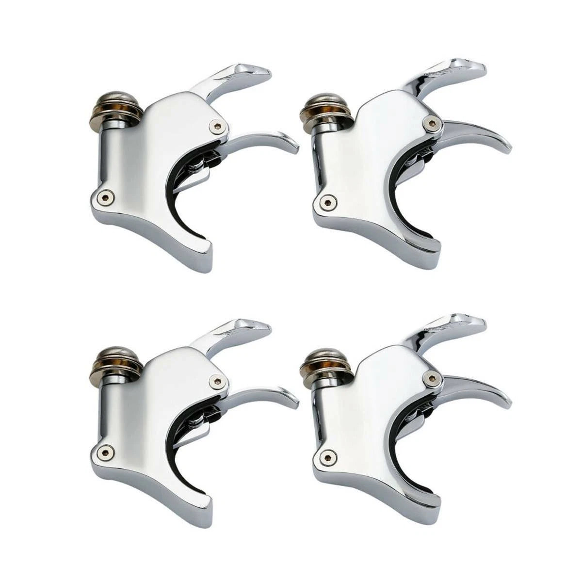 4 x 41mm Windshield Clamps for Harley Softail Custom Night Train (1988-2013)