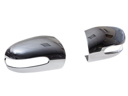 Chrome Mirror Covers for Mercedes Benz W203 W211 (2000-2006)