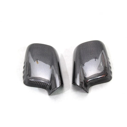 Carbon Fiber Side Mirror Cover Caps Replace for BMW 7 Series E65 2002-2008