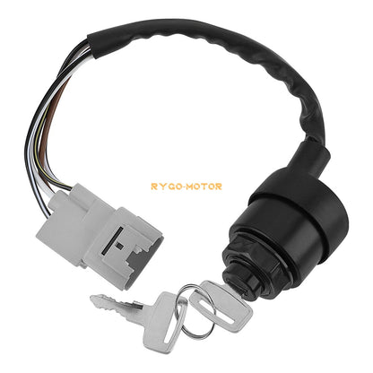 Ignition Key Switch for Kawasaki Mule 3000 3010 3020 KAF620 (2001–2008)