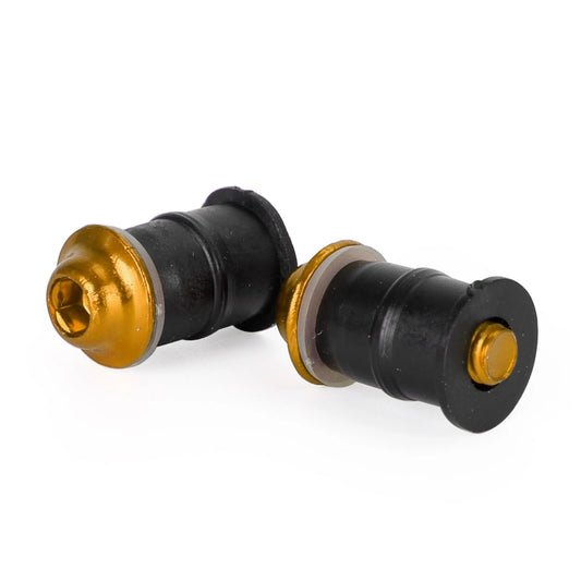 10 x Fairing Bolts Rubber Plugs Gold M5 for Motorcycle Scooter Quad