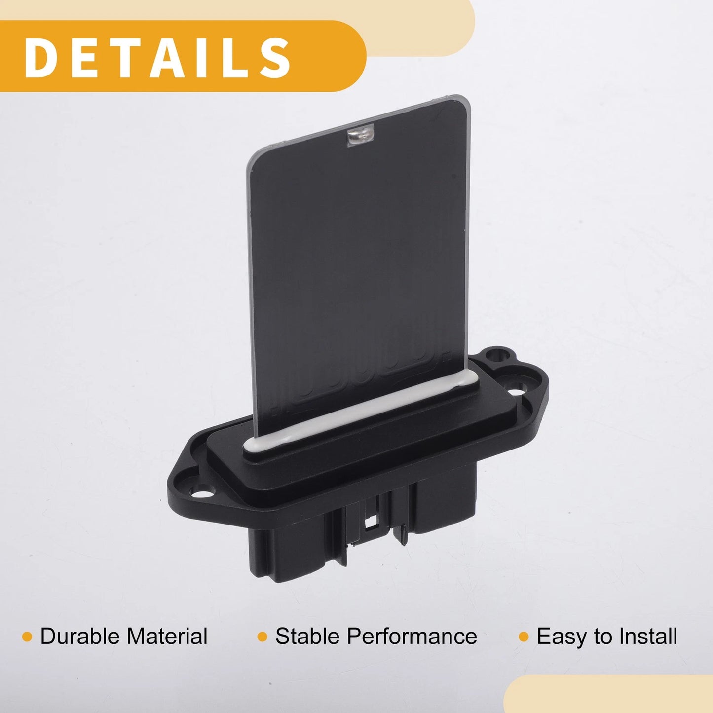 Blower Motor Resistor for HVAC - No.RU555 - Plastic Metal