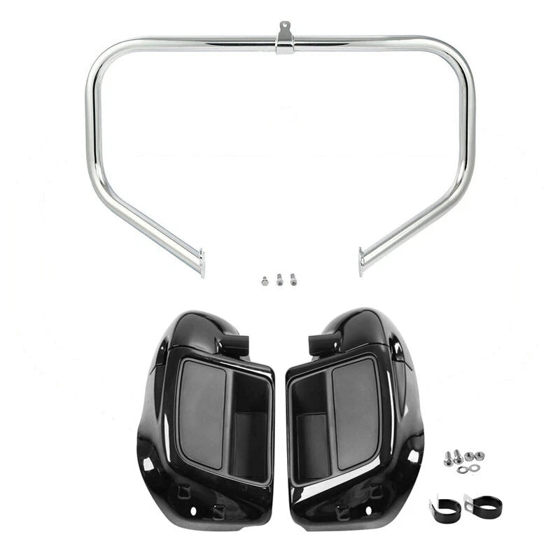 Crash Bar Engine Guard Vented Fairings for Harley Electra Glide (2014 - 2024)