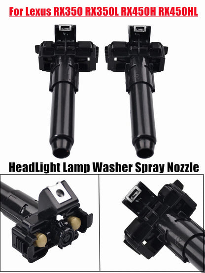 2 x Headlight Washer Spray Nozzle for Lexus RX350 RX350L RX450H (2019–2022)