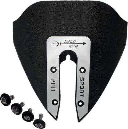 HydroFoil Stabilizer for Outboard 8-40HP Lower Unit Boat Black