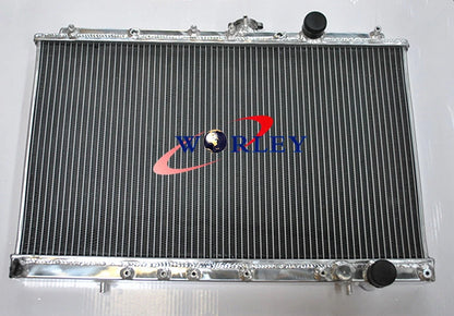 52mm Aluminum Radiator & Fans for Mitsubishi Lancer EVO 1-3 (92-96)