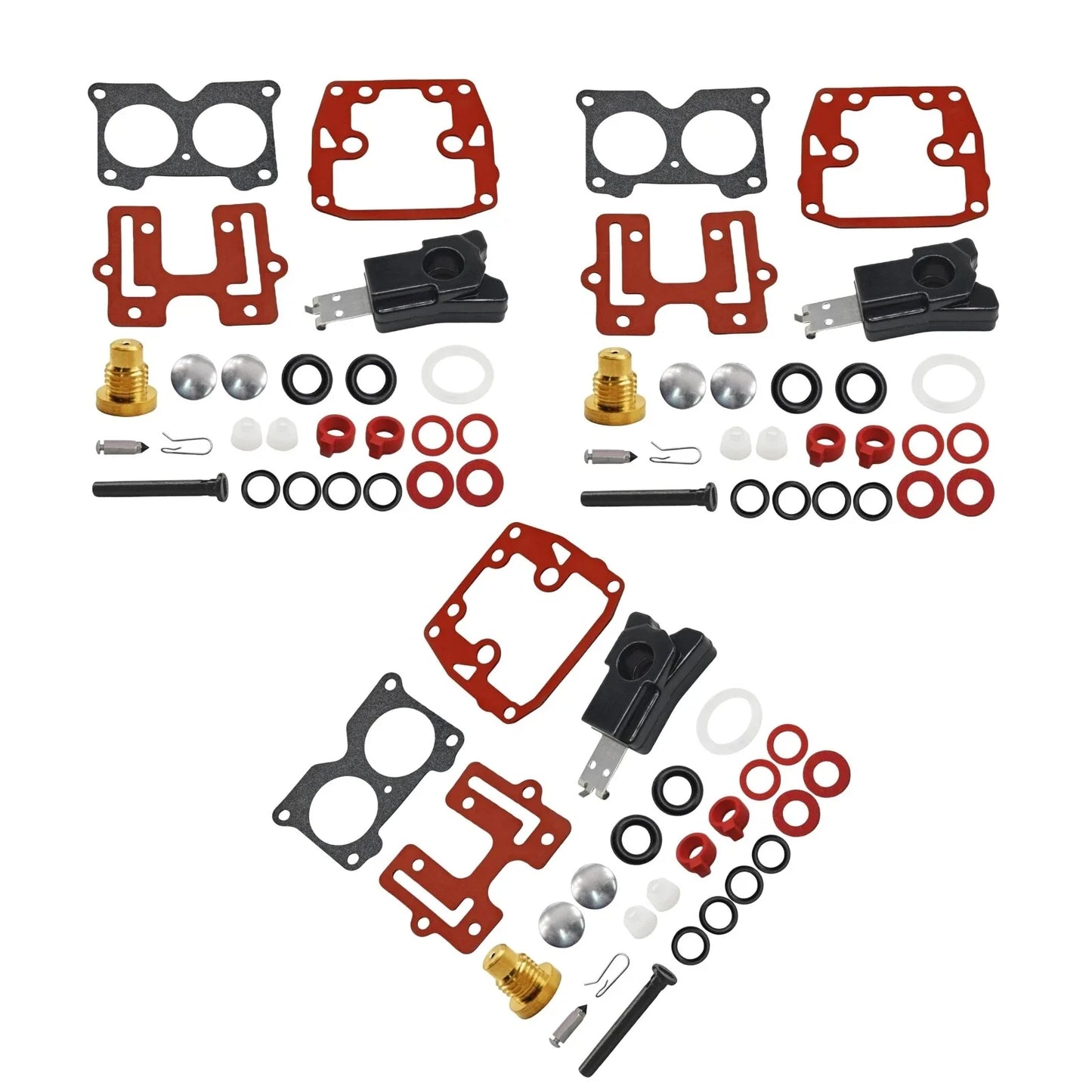 Carb Repair Kit for Johnson Evinrude BRP/OMC Carburetor 3X