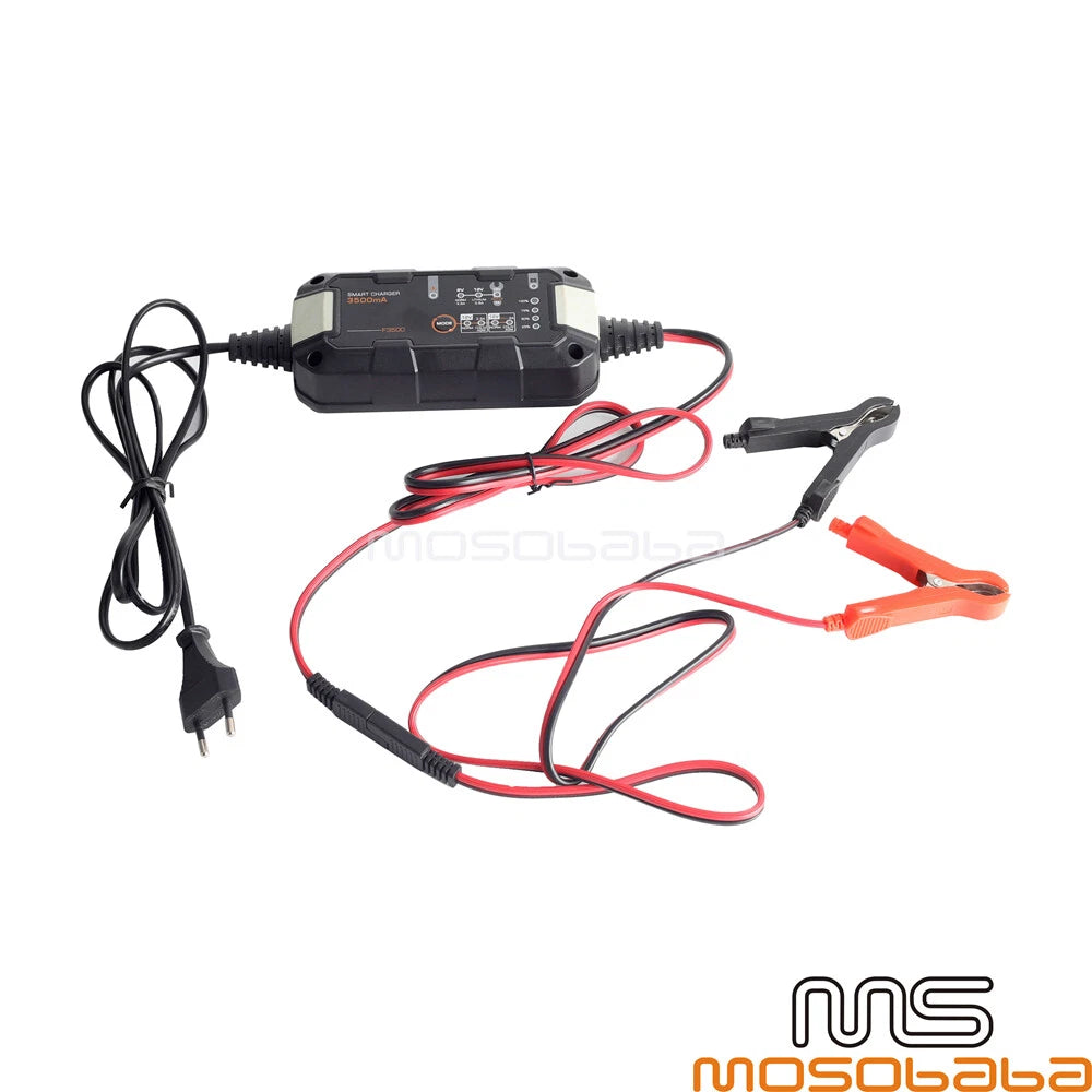 6V 12V Universal Battery Charger Kit for Small Cars, Motorcycles, SUVs
