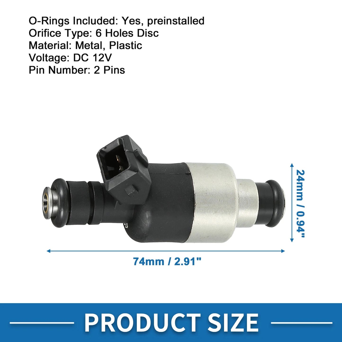 Fuel Injector 2.2L for Chevrolet Cavalier (1998 - 2000) 4 Pcs