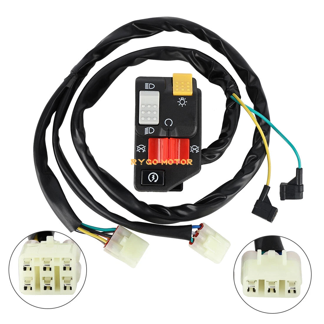 Switch Left Kill Start/Stop Headlight for Honda Sportrax TRX400EX (2005–2007)