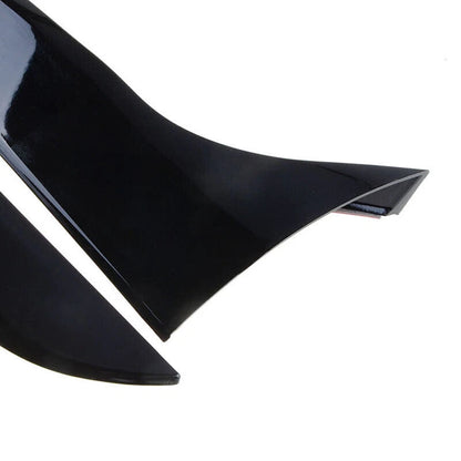 Gloss Black Rear Window Side Wing Spoilers for Audi A4 B8 Allroad (2009-2016)