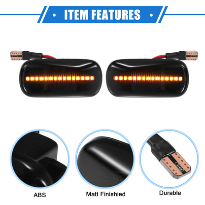 LED Side Marker Turn Signal Light for Honda S2000 (2008-2009) - Yellow