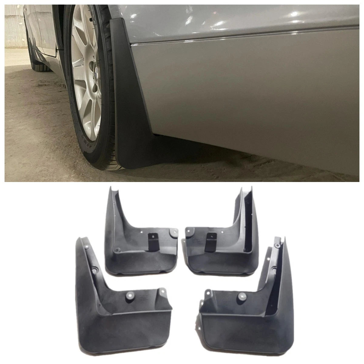Mud Flaps Splash Guards for 2006-2010 BMW 5 Series E60 Sedan (2006-2010)