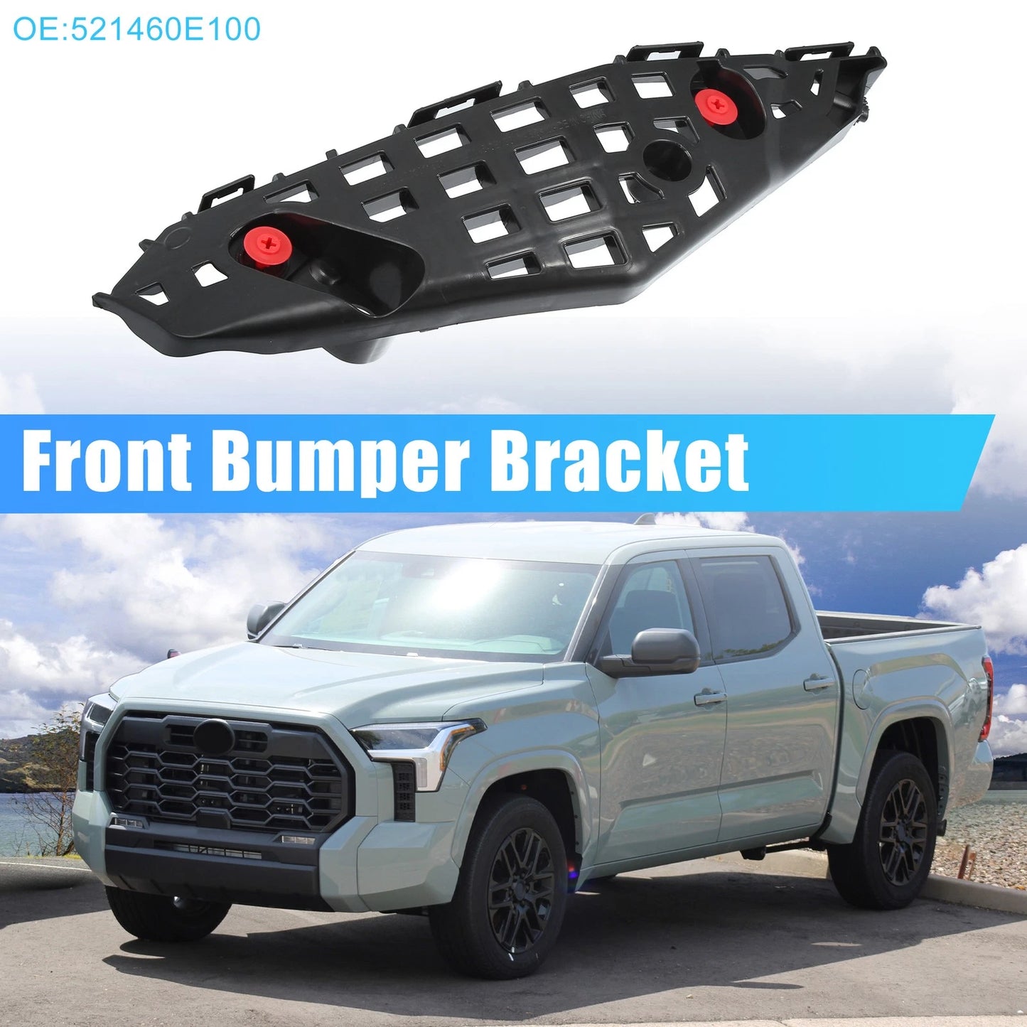 Front Left Bumper Bracket Retainer Spacer Mounting Support for Toyota Highlander