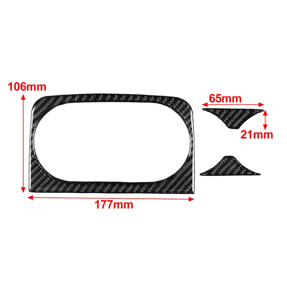 Carbon Fiber Rear Water Cup Holder Cover for Ford Ranger Sport (2015-2022)